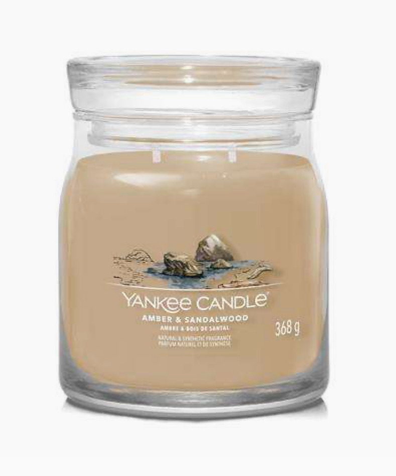 Yankee Candle Medium Amber & Sandalwood