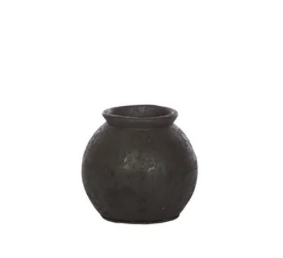 Still Bolle Vaas Black Afmetingen Ca. 14 D x 14 H cm