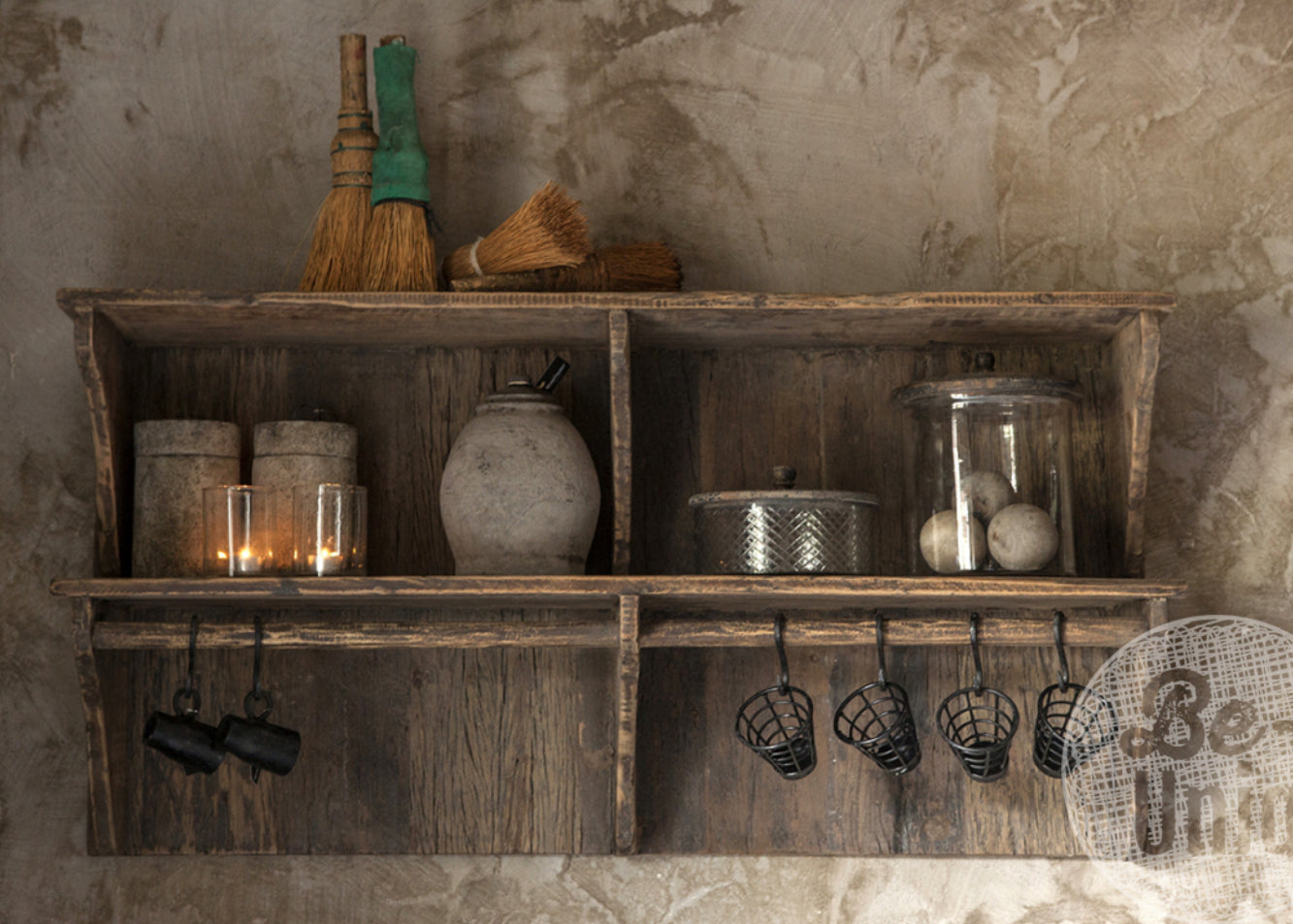 Dubbel wandrek 60x120x30cm