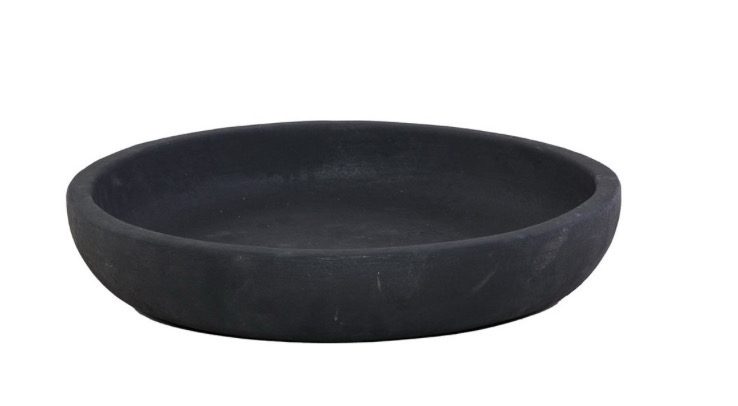 Still Black schaal Afmetingen Ca. 45 L x 45 B x 8 H cm