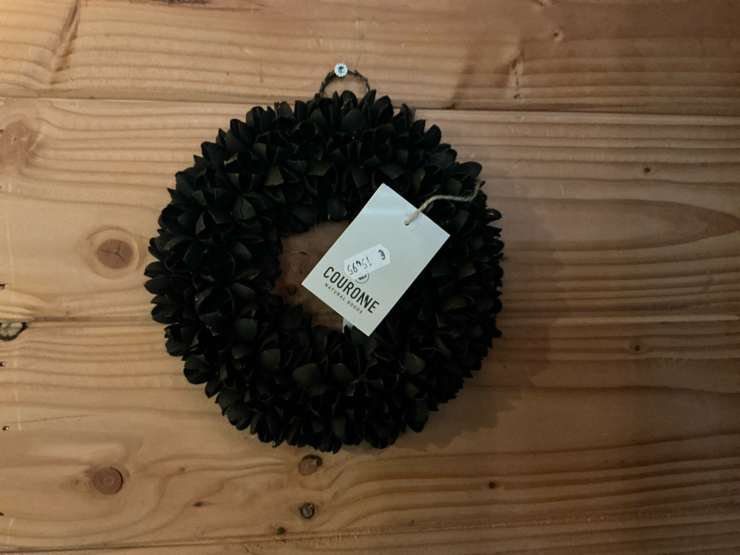 Krans bakuli wreath 20cm black
