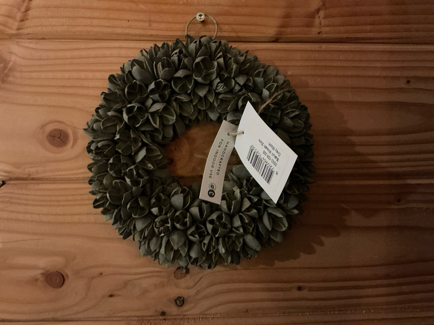 Krans Bakuli wreath 20cm frey wash