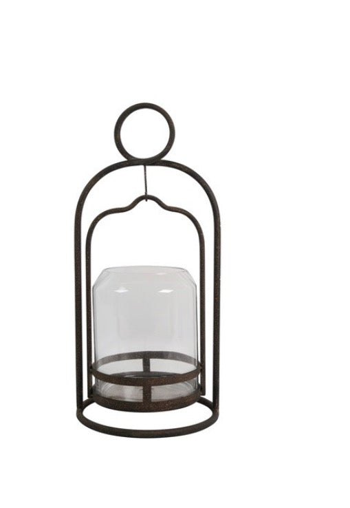 Windlicht ro Albury L roest -37x37x80CM