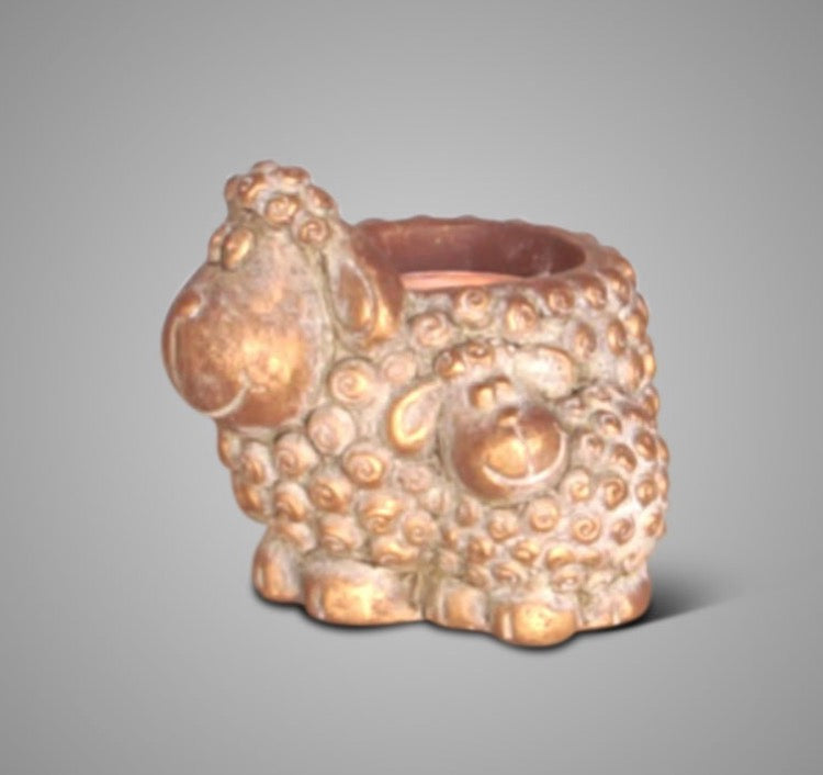 Tealight Funny Sheep Jewel D.14 H.12