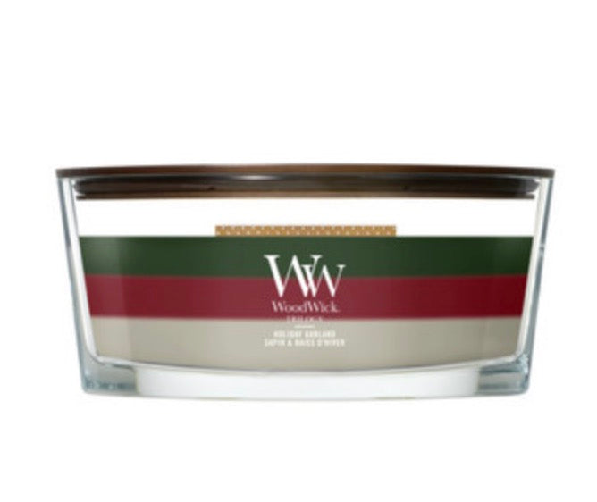 WW Trilogy Holiday Garland Ellipse Candle
