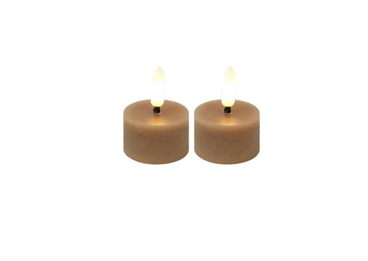 LED Kaars Theelicht Beige
