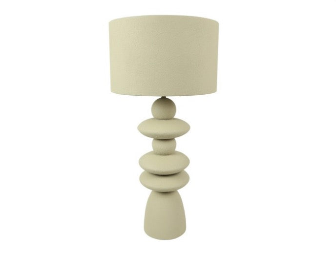 Tafellamp S crème-33x33x69CM