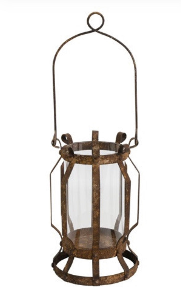 Windlicht ro Ottilia L roest-15x14,5x42CM