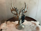Rendier kandelaar 25x17cm