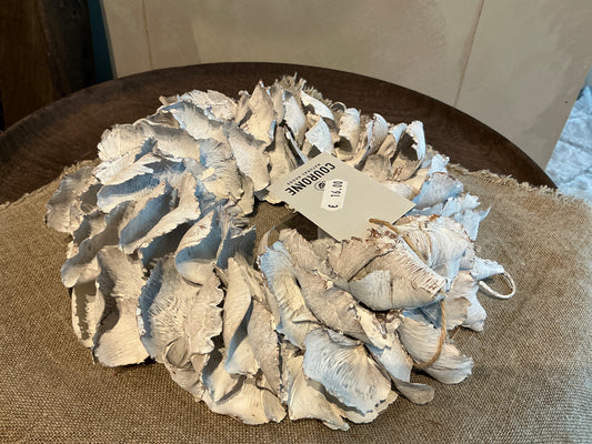 Krans white 25 cm
