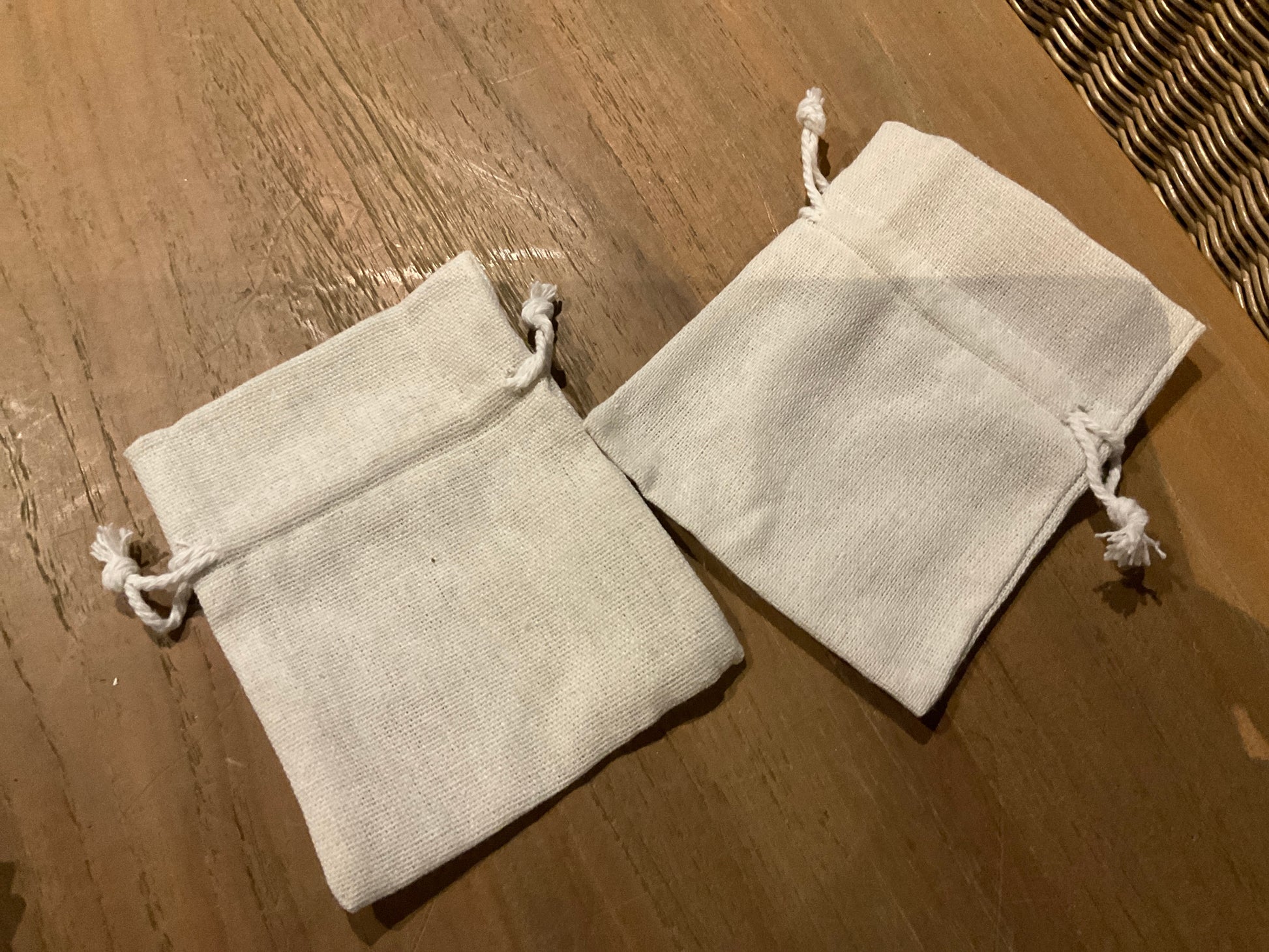Linnen zakje - wit