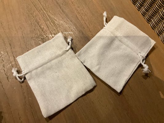 Linnen zakje - wit