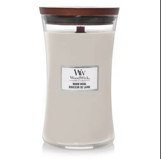 Woodwick warm wool large