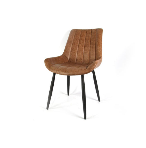 Stoel cognac kleur -50%