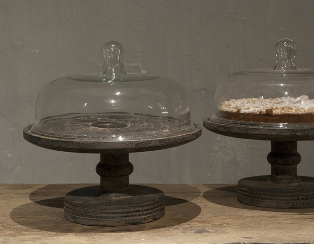 Taartenplateau op voet Afmeting ca. (HxBxD) 33x33x33 cm