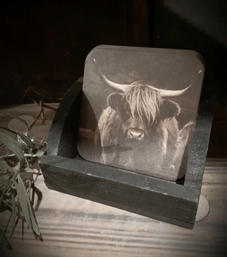 Zwart bakje voor onderleggers of geurblokje