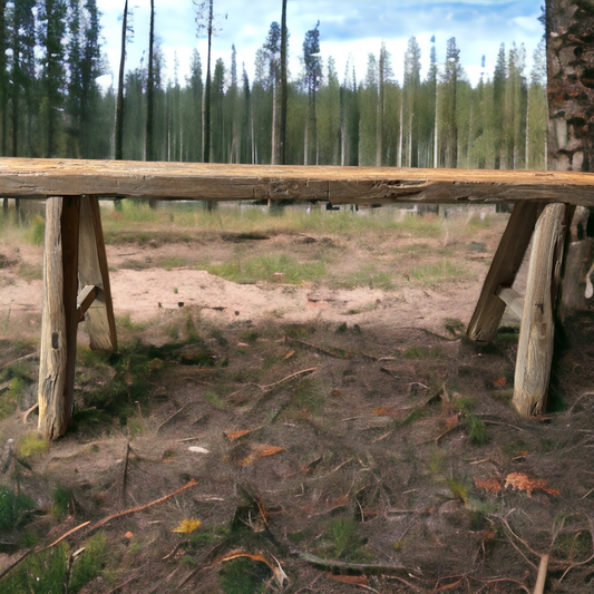 Authentiek Bankje 130cm Op 12,5cm