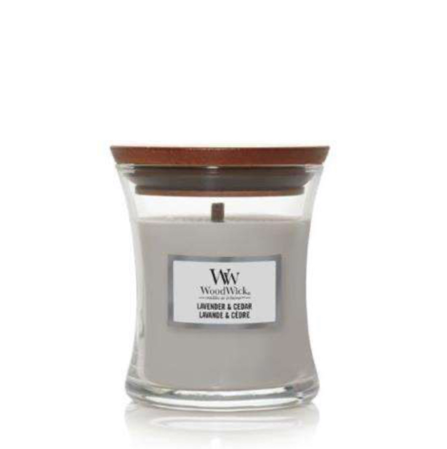 Woodwick Lavender. & Cedar Mini