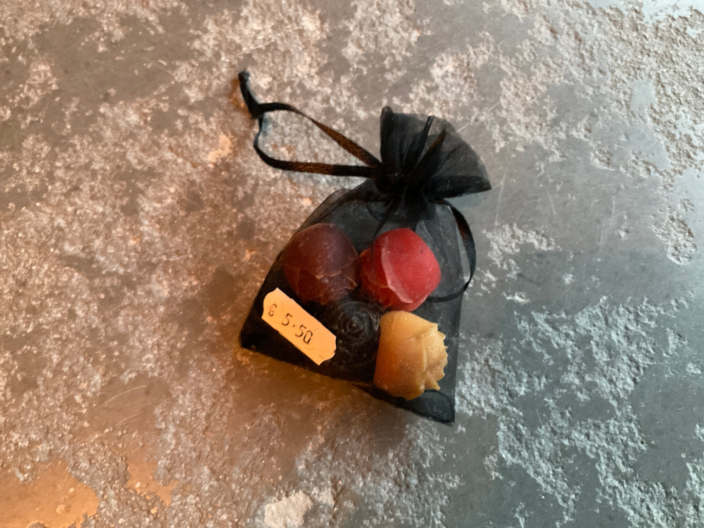 Zakje met 4 geurroosjes