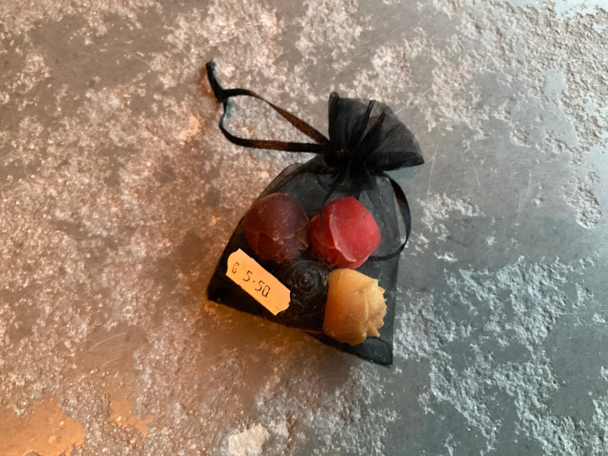 Zakje met 4 geurroosjes