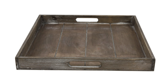 Vierkant Dienblad Bruin 40x40cm