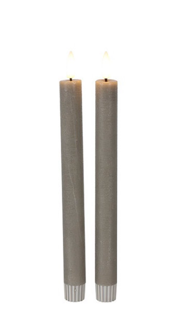 Dinerkaars grijs 25cm met afstandsbediening