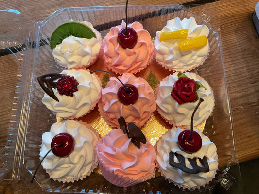 Cupcake per stuk ( oranje)