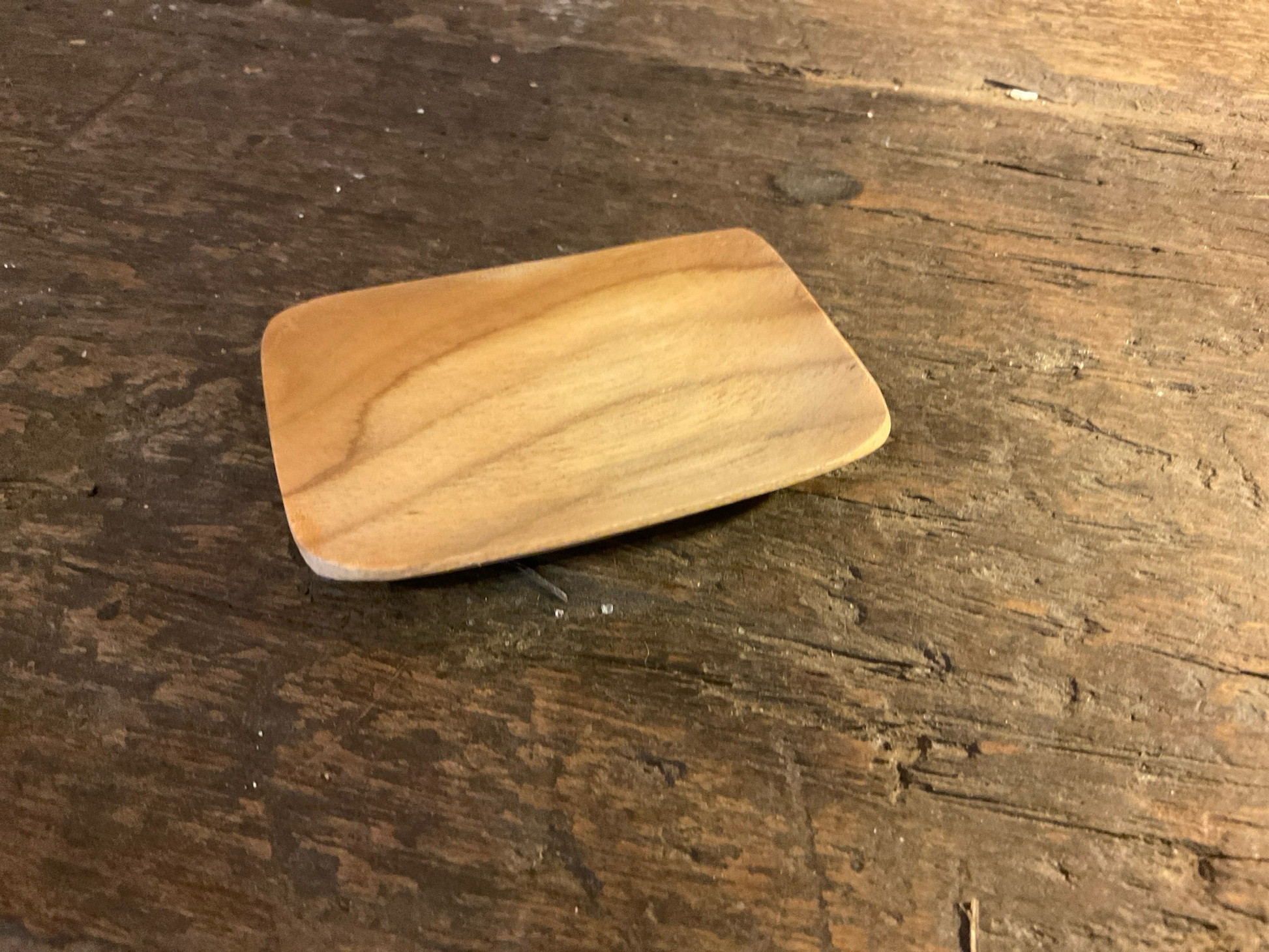 Rechthoekig schaaltje voor amberblokjes