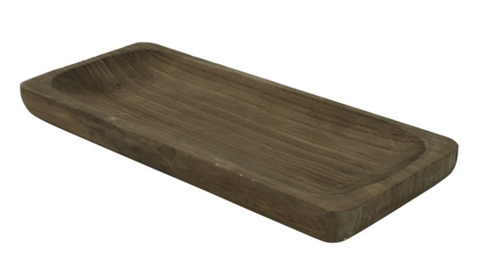 Klein houten dienblad