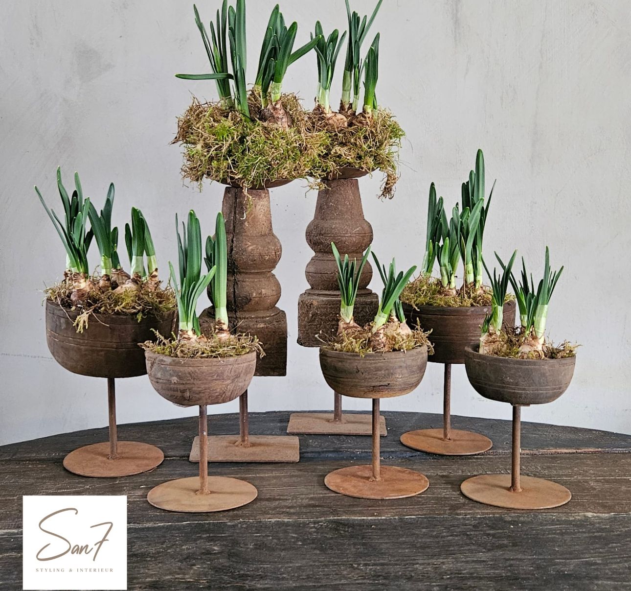 Schaaltje op voet ( groot) 15x19cm