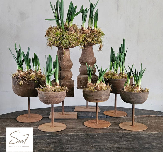 Schaaltje op voet ( groot) 15x19cm