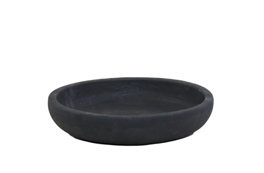 Still black kleine diepe schaal 35x7cm