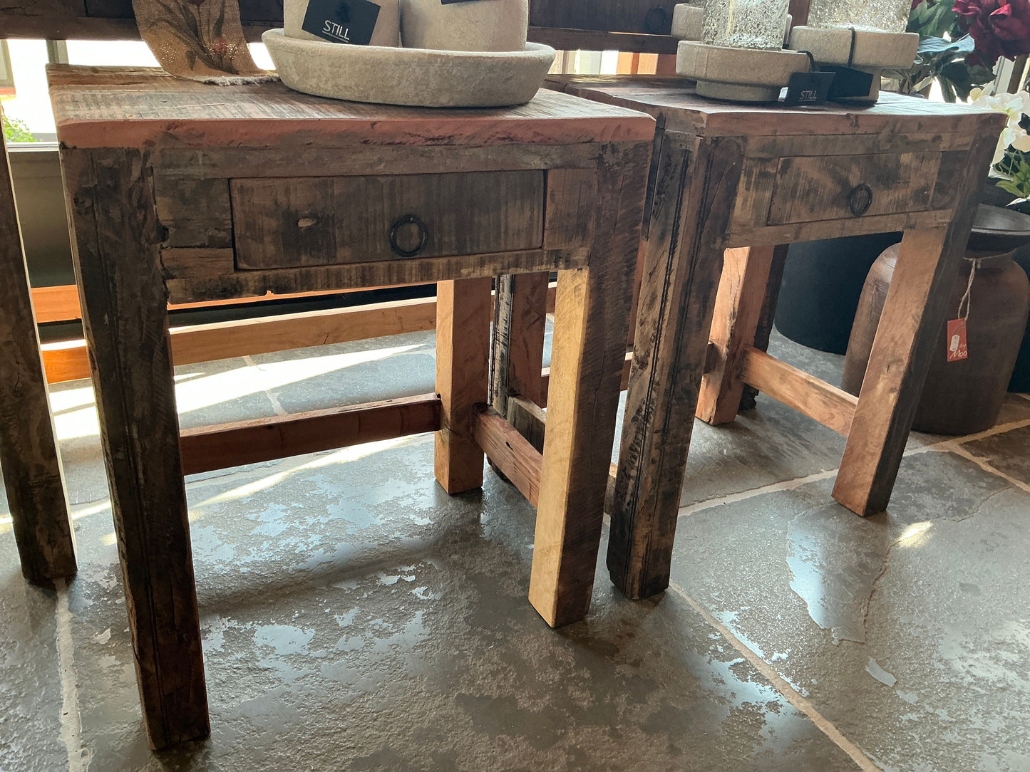 Bijzettafel met lade 43,4x33x51 lxbxh