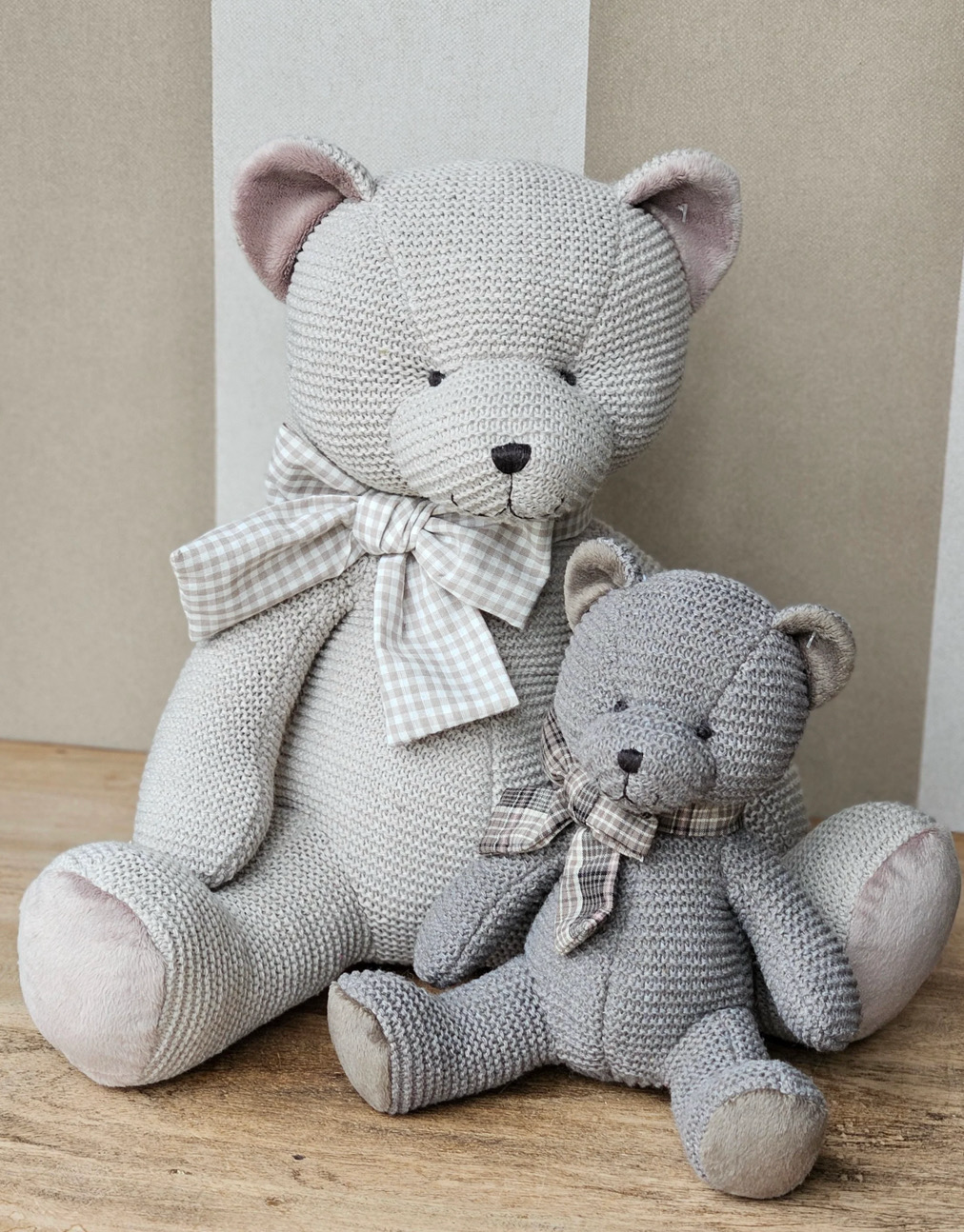 Grijze knuffel 27cm