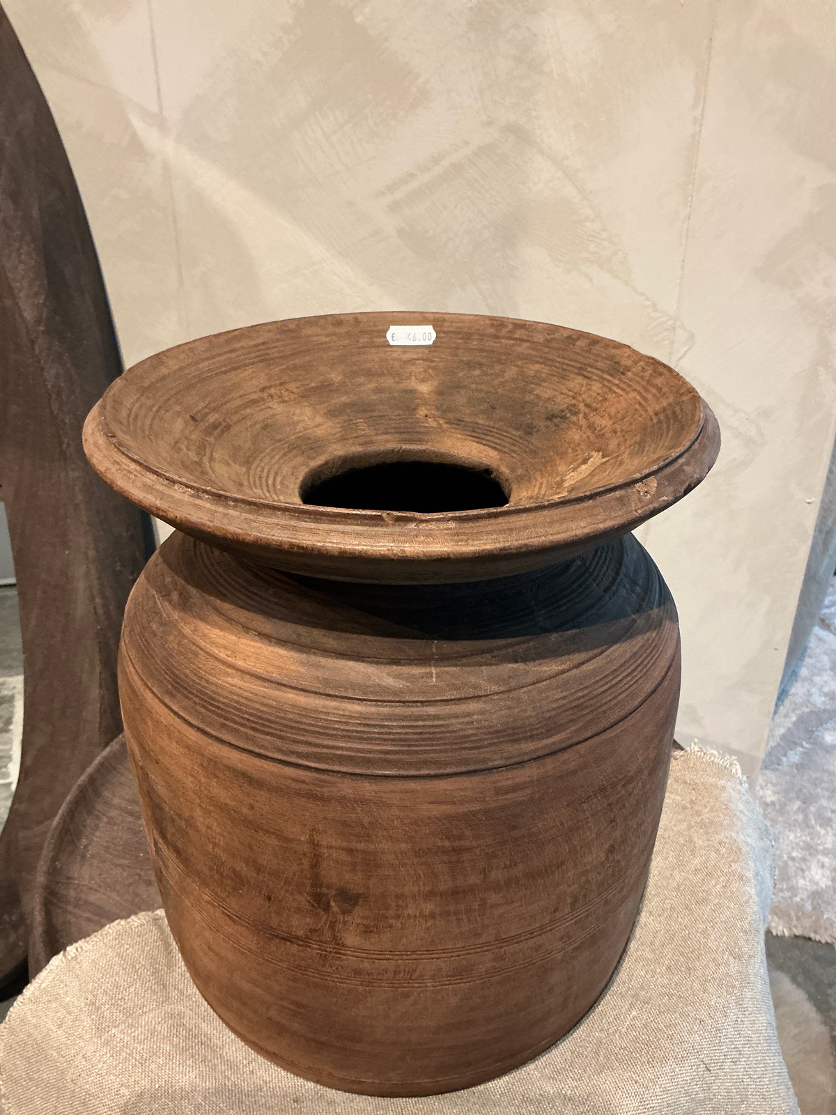 Houten vaas 32 x 28 cm