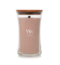 Woodwick large patchouli creme
