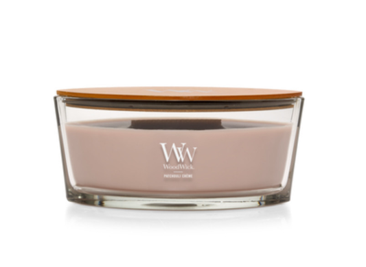 Woodwick ellipse patchouli creme