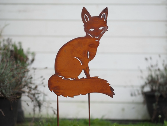 Roeste vos tuinprikker 30x66cm