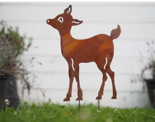 Roest hertje Tuinprikker 31x55cm