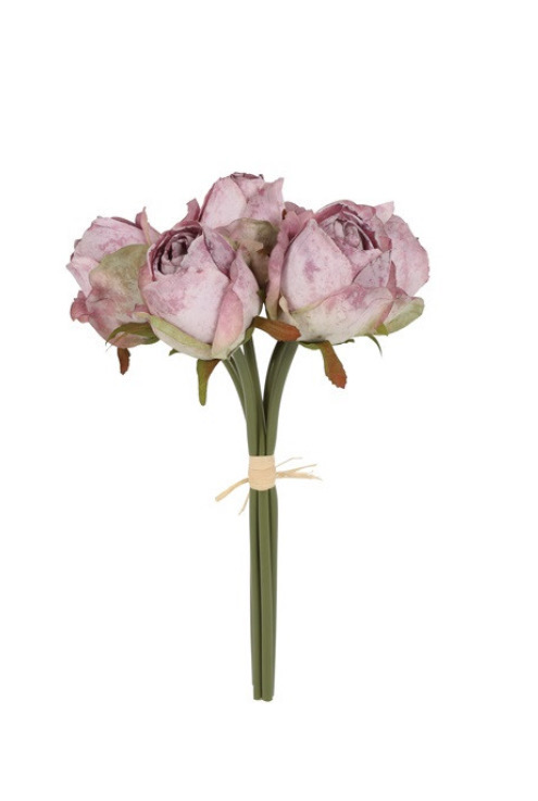 Kunstrozen donker roos