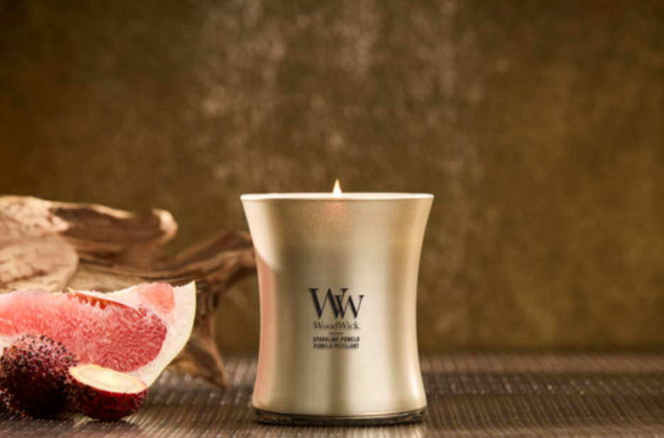 Woodwick medium sparkling pomelo