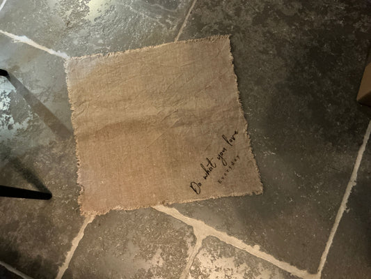 Shabby doek do what you love 45x45cm