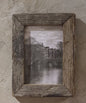 Fotokader in oud hout Afmeting ca. (HxBxD) 21x16x2 cm