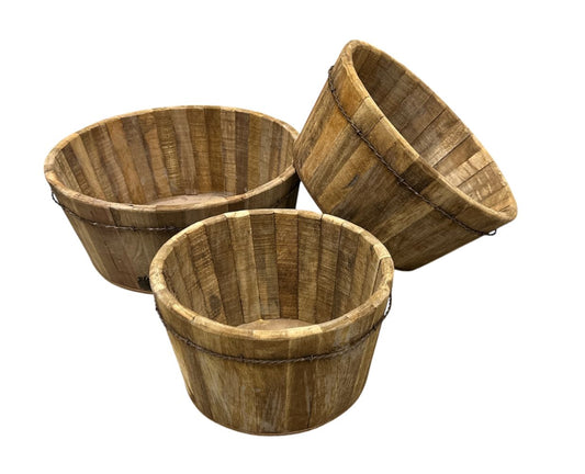 Houten schaal 43x18cm