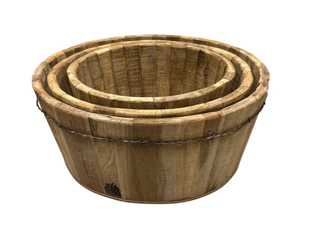 Houten schaal 43x18cm