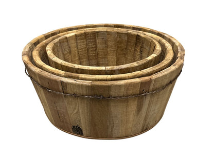 Houten schaal 43x18cm