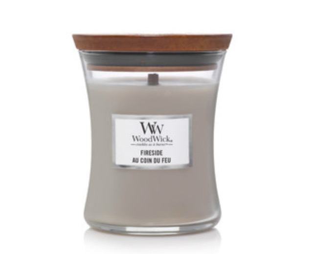 Woodwick medium fireside