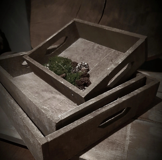 Dienblad met handvaten. 26x30cm