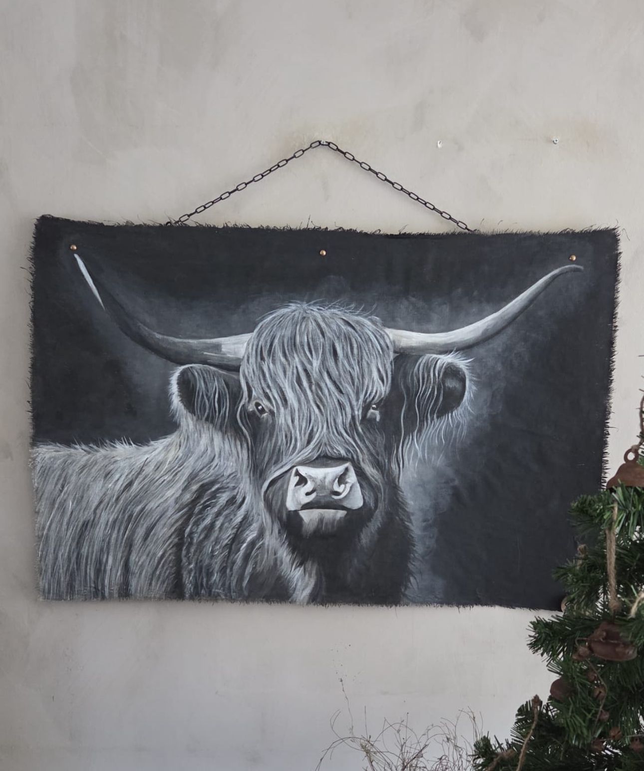 Wanddoek hooglander 70x100cm