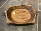 Old wooden turtle bowl 35x50cm